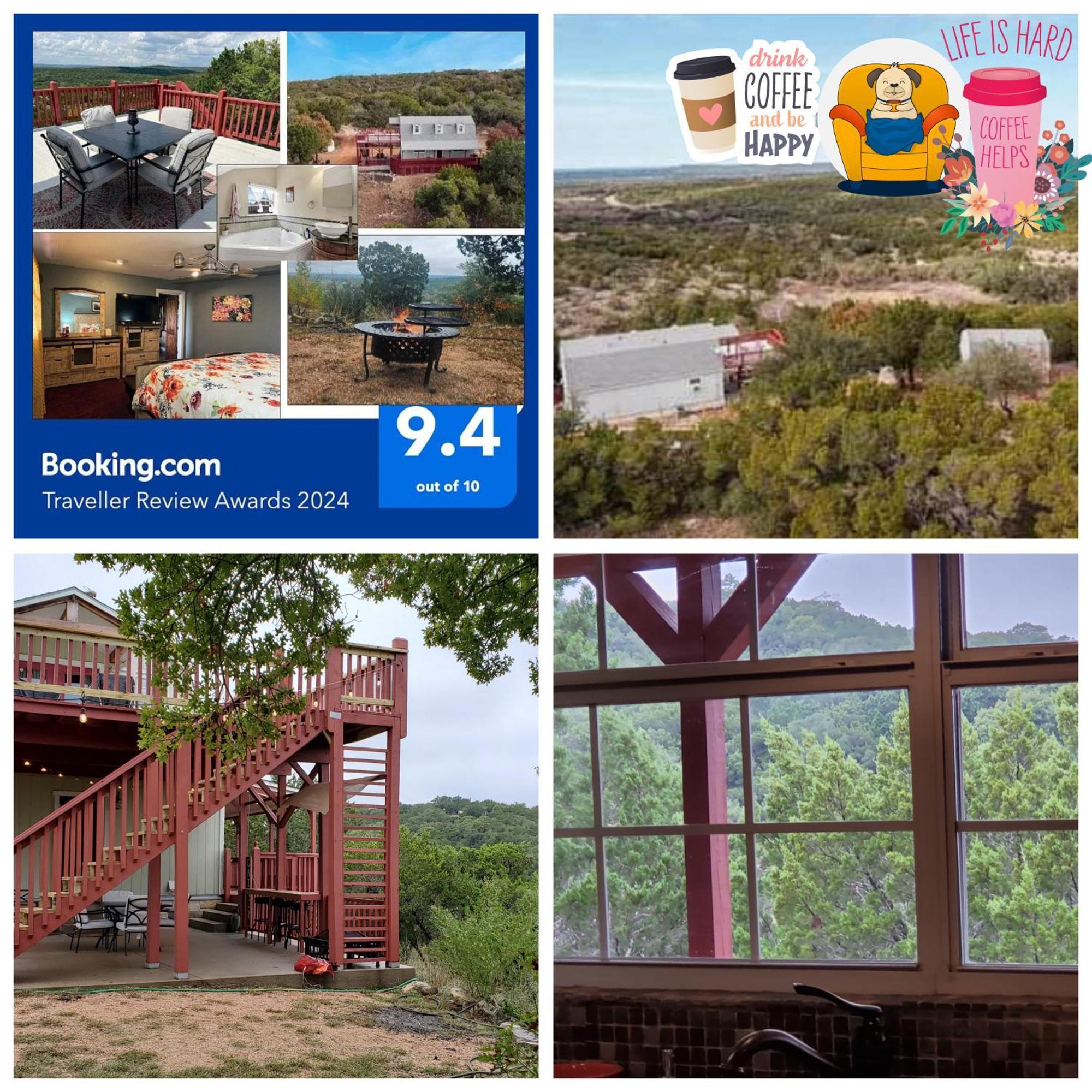 Entire 2Br 2Ba Hilltop View Home Sleeps 7 Pets 4 Acres Jacuzzi Central Ac Kingbeds Free Wifi-Parking Kitchen Washerdryer Starry Terrace Two Sunset Dining Patios Grill Stovetop Oven Fridge Onsitewoodedhiking Wildlife Coveredpatio4Pets & Birds Singing! 马布尔福尔斯 外观 照片